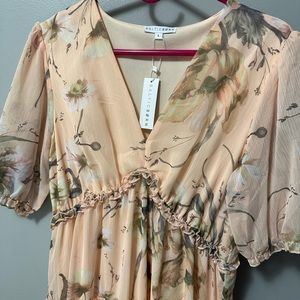 Baltic born floral Santorini maxi dress